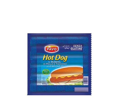 Erciyes Pavo Hot Dog Korv 1kg x7