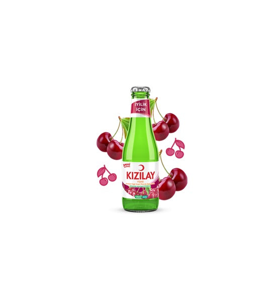 Kizilay Mineralvatten med körsbärsmak 200ml x 24