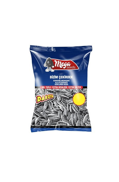 Mega Seeds Svarta Solrosfrön Extra Saltad 150g x36