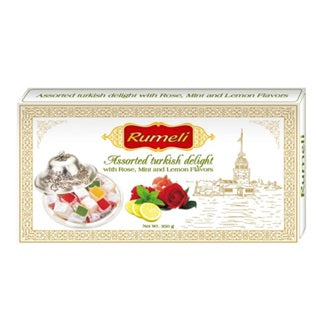 Rumeli Lokum Ros mynta citron 350g x12