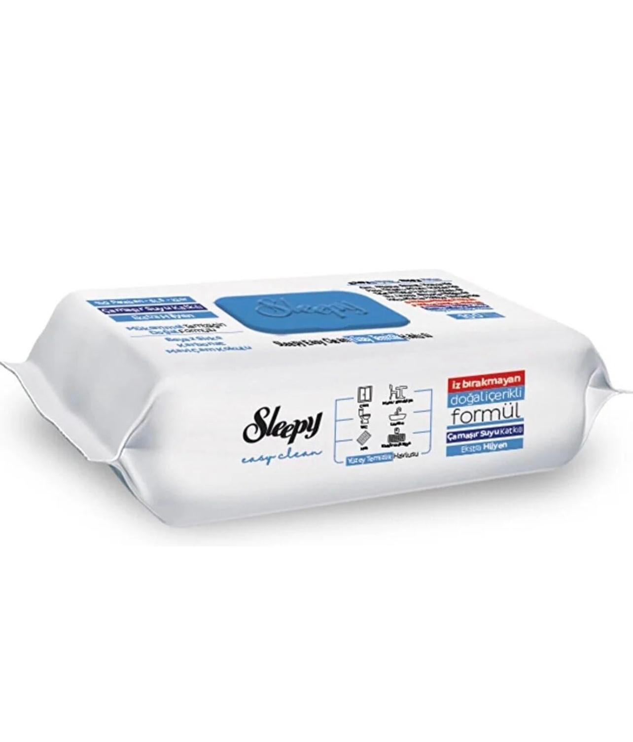 Sleepy Våtservetter blå 100pc x12