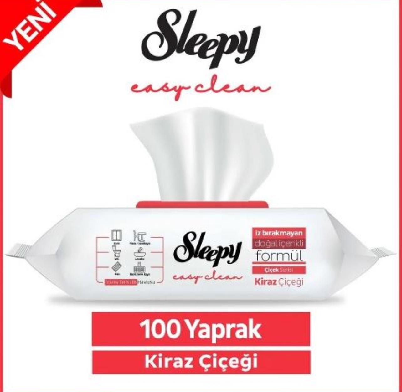 Sleepy Våtservetter Röd 100pc x12