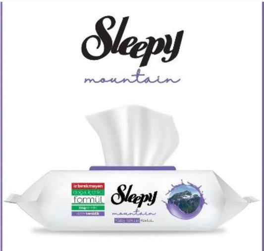 Sleepy Våtservetter Universal Lila 100pc x12