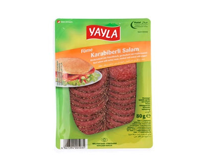 Yayla Svartpeppar Salami 80g x10