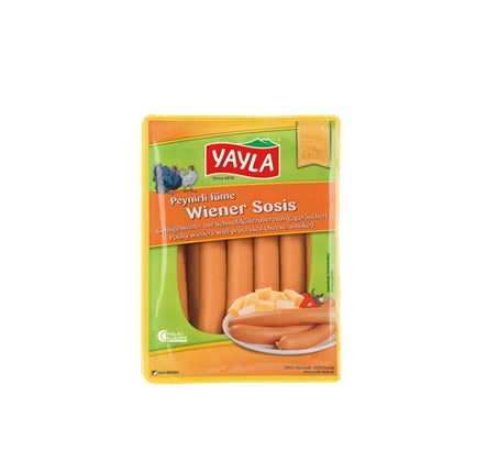 Yayla Wiener Korv Kyckling Ost 400g x5